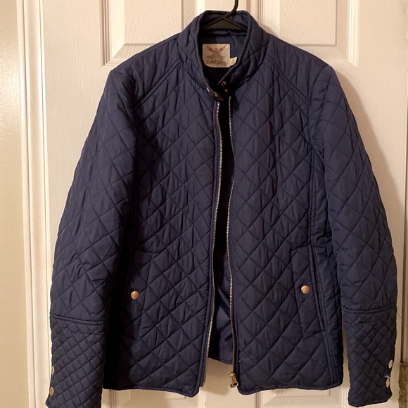 Quilted Navy Jacket - Picture 2 of 2